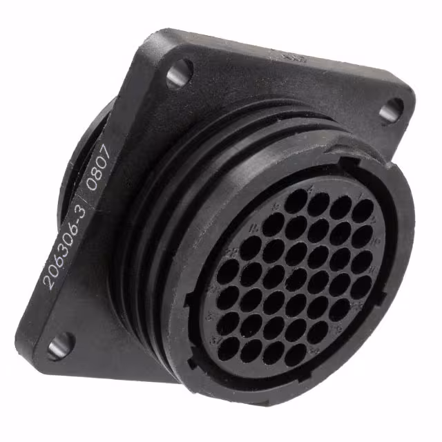 206306-3 TE Connectivity AMP Connectors  Boîtiers de connecteurs circulaires